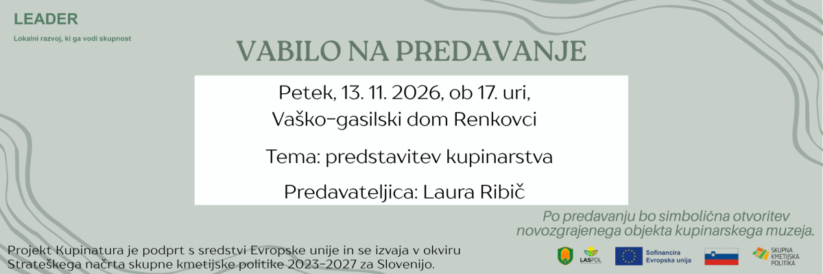 PREDAVANJE - KUPINARSTVO